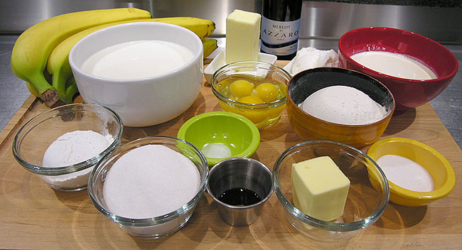 Banana Cream Pie Ingredients