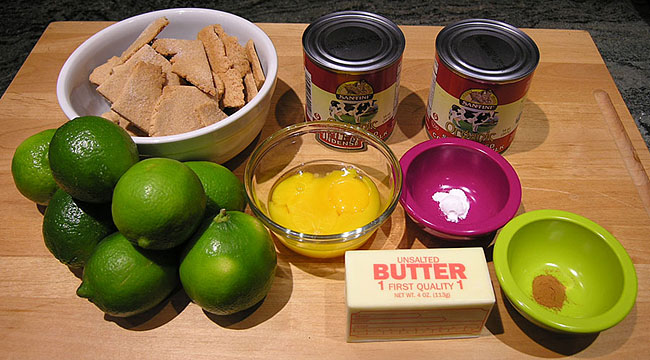 Key Lime Pie Ingredients