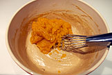 add the pumpkin puree