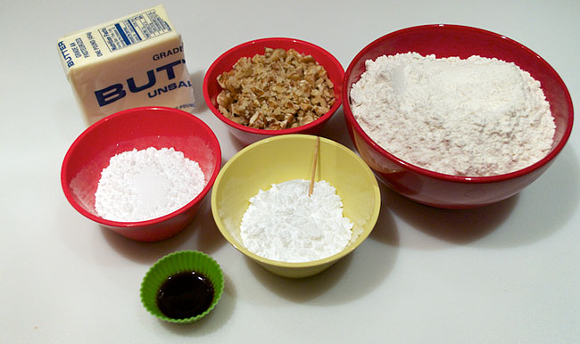 Russian Tea Cakes Ingredients
